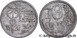 CHAMBRE DE COMMERCE DE NICE ET DES ALPES MARITIMES 10 Centimes TB
