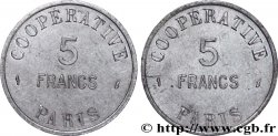 COOPERATIVE PARIS 5 Francs Paris