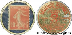 SELLERIES RÉUNIES Timbre 10 Centimes Paris