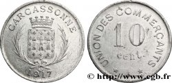UNION DES COMMERCANTS 10 Centimes Carcassonne