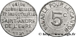 UNION COMMERCIALE ET INDUSTRIELLE DE SAINT-ANDRE DE L’EURE 5 Centimes Saint-André de l’Eure