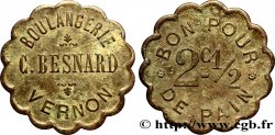 BOULANGERIE C. BESNARD 2 Centimes 1/2 Vernon