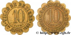 VILLE DE BEZIERS - LA FRATERNELLE 10 Centimes Béziers