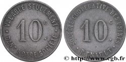 SOCIETE COOPERATIVE DES USINES RENAULT 10 Centimes Boulogne-Billancourt
