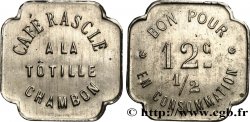 CAFE RASCLE 12 CENTIMES 1/2 CHAMBON-FEUGEROLLES