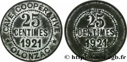 CAVE COOPERATIVE 25 Centimes Olonzac