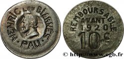 PAU, HENRIC LOU BIARNES 10 Centimes Pau