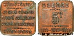 SOCIETE DES GRANDS CAFES 5 Centimes Toulouse