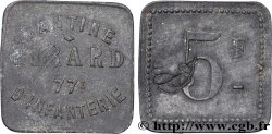 JETONS ET MONNAIES MILITAIRES 5 Francs - Cantine Girard, 77e d’Infanterie Cholet