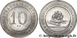 TRANSPORTS (TRAINS, BUS, TRAMWAYS, BATEAUX...) 10 Centimes - Compagnie des Tramways électriques Limoges