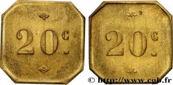 MONNAIE DE NÉCESSITÉ DIVERSES NON ATTRIBUES 20 Centimes