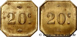 MONNAIE DE NÉCESSITÉ DIVERSES NON ATTRIBUES 20 Centimes