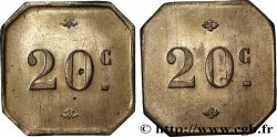 MONNAIE DE NÉCESSITÉ DIVERSES NON ATTRIBUES 20 Centimes