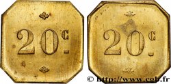 MONNAIE DE NÉCESSITÉ DIVERSES NON ATTRIBUES 20 Centimes