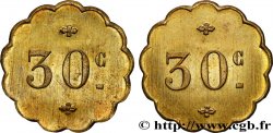 MONNAIE DE NÉCESSITÉ DIVERSES NON ATTRIBUES 30 Centimes