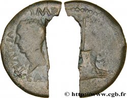 GALLIA - VIENNA - VIENNE - JULIUS CAESAR and OCTAVIAN Dupondius