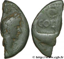 AUGUSTUS and AGRIPPA Dupondius