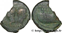 GALLIA - VIENNA - JULIO CAESAR y OCTAVIO Dupondius