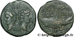 AUGUSTE et AGRIPPA Dupondius