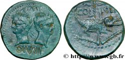 NEMAUSUS - NIMA - AUGUSTO y AGRIPA Dupondius