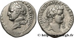 VESPASIANO E TITO Tétradrachme syro-phénicien