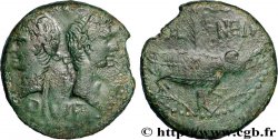 AUGUSTE et AGRIPPA Dupondius COL NEM (as) TB+