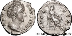 FAUSTINA MOTHER Denier AU/XF