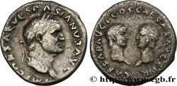 VESPASIANUS, TITUS und DOMITIANUS Denier