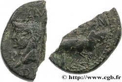 NEMAUSUS - NIMA - AUGUSTO y AGRIPA Dupondius COL NEM (as), coupé