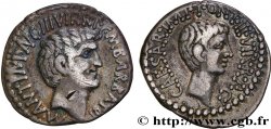 ANTONIUS and OCTAVIAN Denier AU