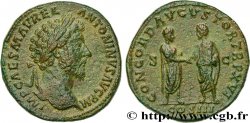 MARCUS AURELIUS Sesterce AU