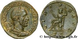 TRAJAN DÈCE Sesterce SPL/SUP
