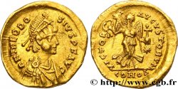 THEODOSIUS II Tremissis MS