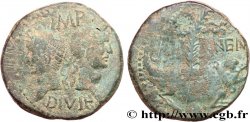 AUGUSTE et AGRIPPA Dupondius TB+