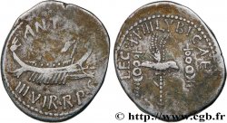 MARCUS ANTONIUS Denier XF