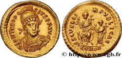THEODOSIUS II Solidus AU