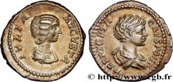 JULIA DOMNA, CARACALLA and GETA Denier MS