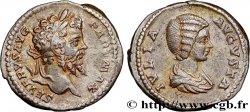 SEPTIMIUS SEVERUS and JULIA DOMNA Denier AU