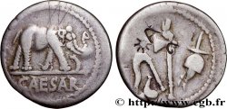 JULIUS CAESAR Denier XF