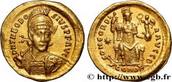 THEODOSIUS II Solidus AU