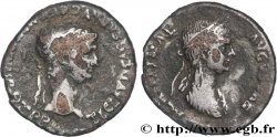 CLAUDIUS AND AGRIPPINA THE YOUNGER Denier XF
