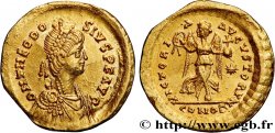 THEODOSIUS II Tremissis AU/MS