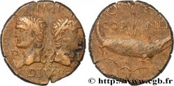 NEMAUSUS - NIMES - AUGUSTUS and AGRIPPA Dupondius COL NEM (as) XF/VF