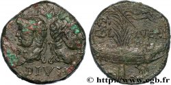 NEMAUSUS - NIMES - AUGUSTUS and AGRIPPA Dupondius COL NEM (as)