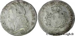 LOUIS XV THE WELL-BELOVED Écu dit au bandeau de Béarn 1756 Pau