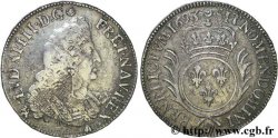 LOUIS XIV THE SUN KING Demi-écu aux palmes 1693 Rennes