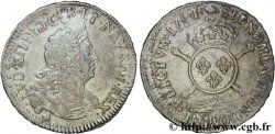 LOUIS XIV THE SUN KING Demi-écu aux insignes 1701 Troyes