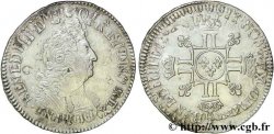 LOUIS XIV THE SUN KING Demi-écu aux huit L 1704 Rouen