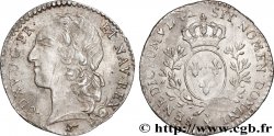 LOUIS XV  THE WELL-BELOVED  Dixième d écu aux branches d’olivier, tête ceinte d’un bandeau 1742 Amiens MBC+/MBC