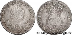 LOUIS XV  THE WELL-BELOVED  Quart d écu dit “vertugadin” 1716 Reims XF